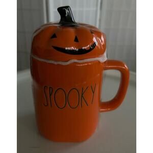 NWT Rae Dunn SPOOKY‎ Halloween Pumpkin Canister